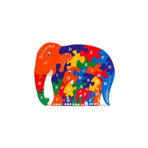 A To Z & Number Elephant Puzzle