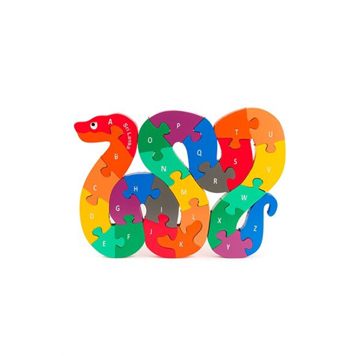 A To Z & Number Smiling Snake Puzzle