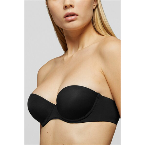 Yamamay Black Justin Padded Bandeau Bra