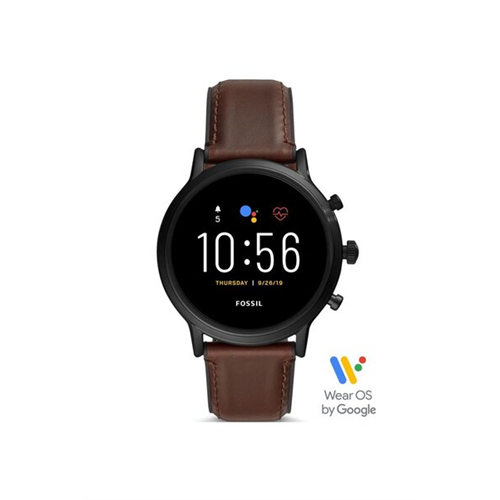 Fossil Gen 5 Carlyle Leather Smart Watch