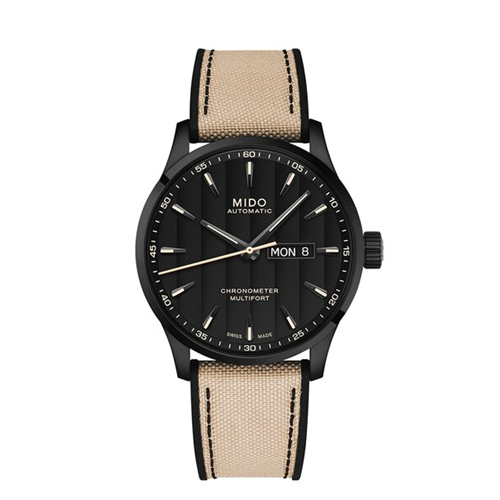 Mido Multifort Leather Watch