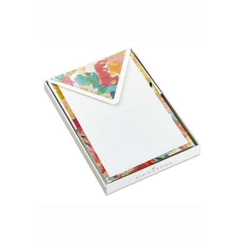 Hallmark Abstract Floral Border Stationery Set, Box of 20