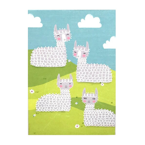 Hallmark Alpacas Sitting On Hill Everyday Greeting Card