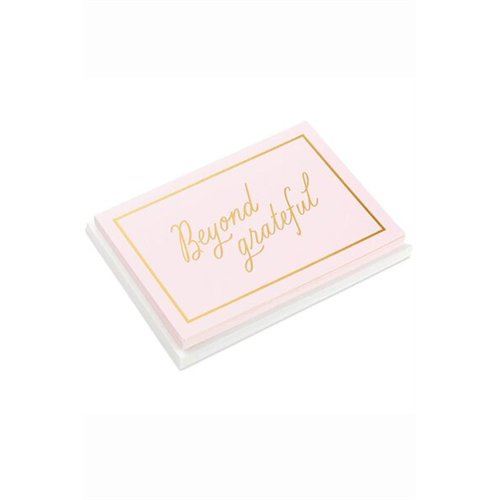 Hallmark Beyond Grateful 10 Blank Note Cards Box