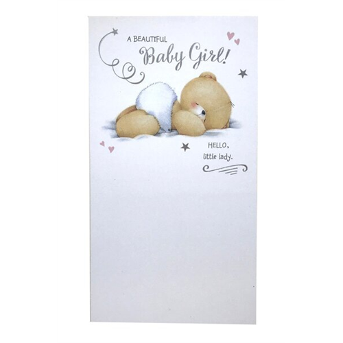 Hallmark Birthday of Girl New Baby Greeting Card