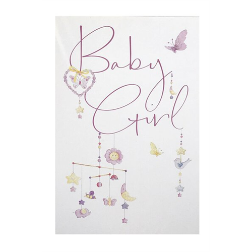 Hallmark Birth Of Girl Baby Card