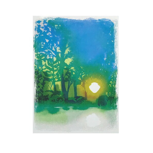 Hallmark Bluish Night Scene Everyday Greeting Card