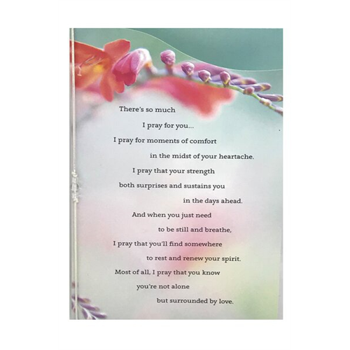 Hallmark Flowers on Light Love Greeting Card