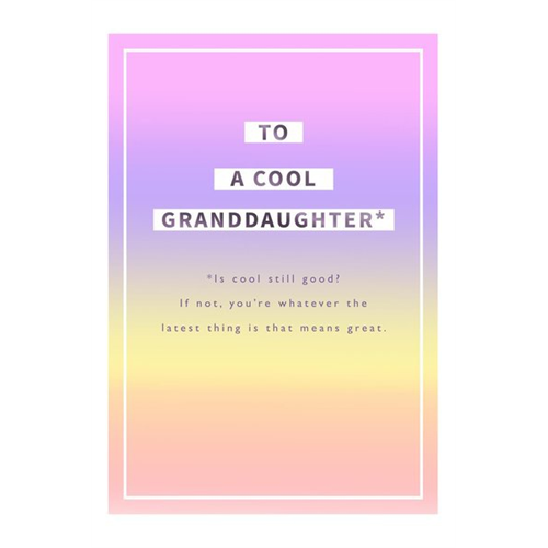 Hallmark Grand Daughter Greeting Card