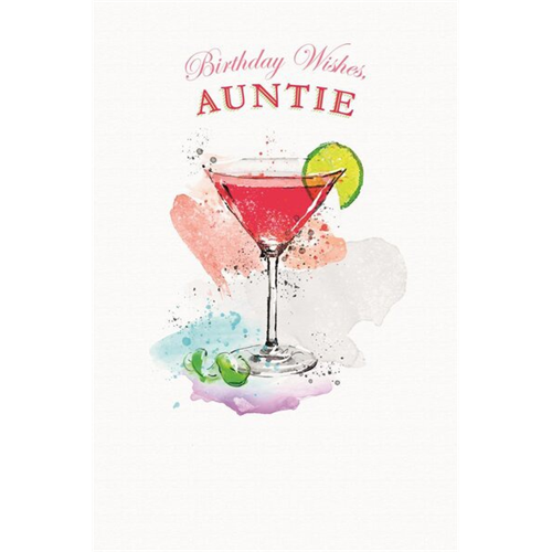 Hallmark Printed Aunty Birthday Greeting Card