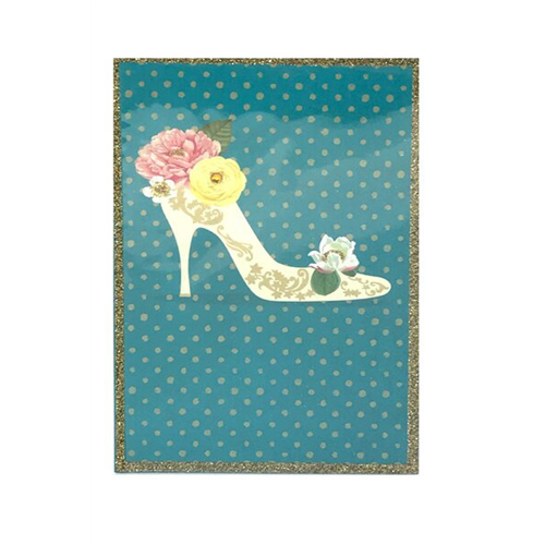 Hallmark White Shoe With Flowers Everday Card