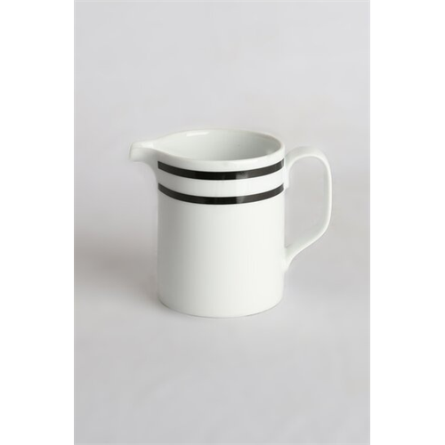 Odel Black Lines On White Base Creamer Ceramic