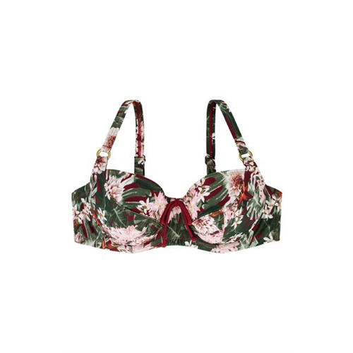 Dorina Floral Printed Non Padded Bikini Swim Top