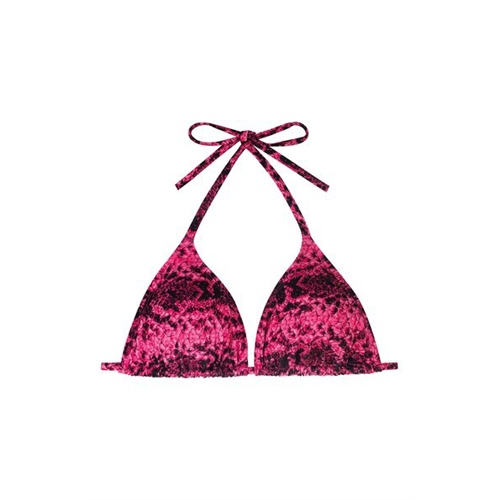 Dorina Bassa Pink Printed Triangle Bikini Top