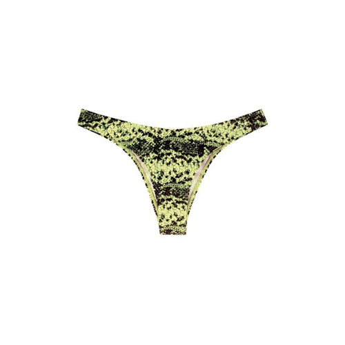 Dorina Bassa Yellow Printed High Leg Bikini Bottom