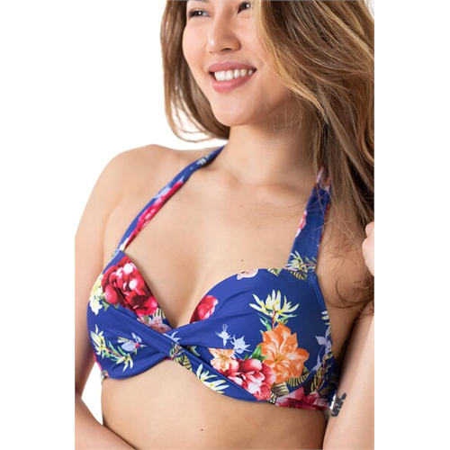 Dorina Campora-Blue Push Up Swim Top