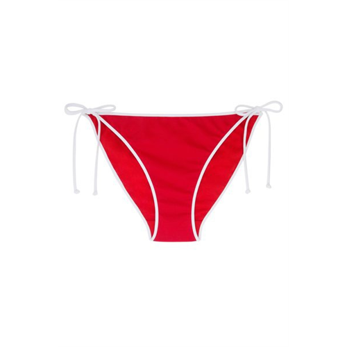 Dorina Red Tie Side Brief Swim Bottom