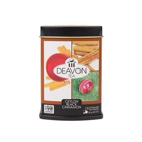 Devon Tea Exotic Cinnamon Flavour 15 Tea Bags Can