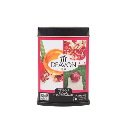 Devon Tea Exotic Flavour Pomegranate 15P Tea Bags Can