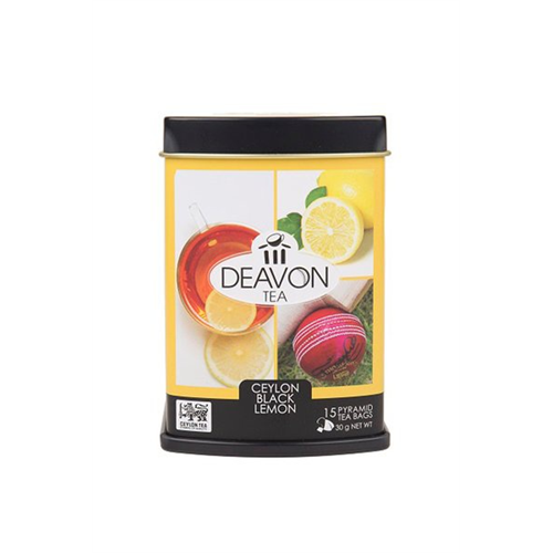 Devon Tea Exotic Lemon Flavour 15 Tea Bags Can