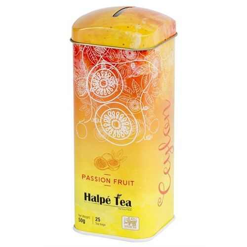 Halpe Money Slot Passion Fruit 25 Tea Bags Tin