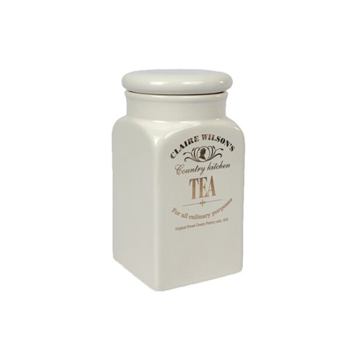 Odel White Tea Storage Ceramic Jar