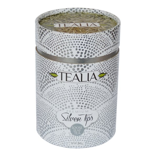 Tealia Silver Tips Canister 50G