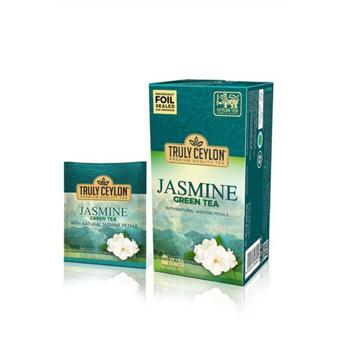 Truly Ceylon Jasmine Green Tea 25 Envelopes 45G