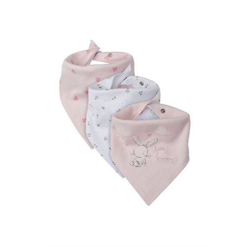 Mothercare Bunny Dribbler Bibs - 3 Pack