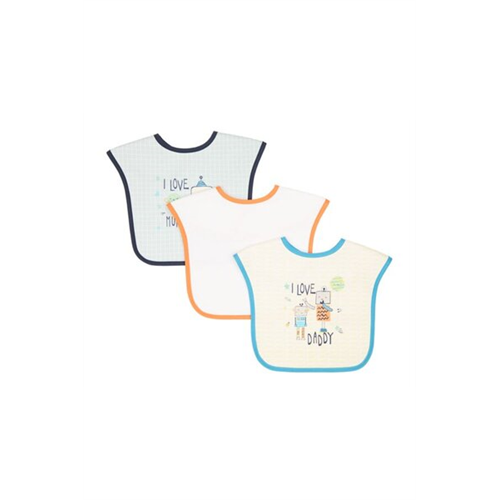 Mothercare Mummy & Daddy Weaning Bibs - 3 Pack