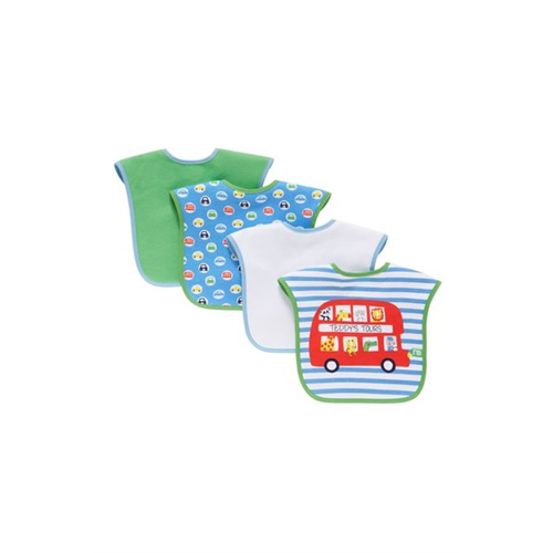 Mothercare On The Road Bibs - 4 Pack