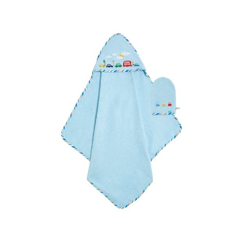 Mothercare On The Road Cuddle 'N' Dry And Mitt Set