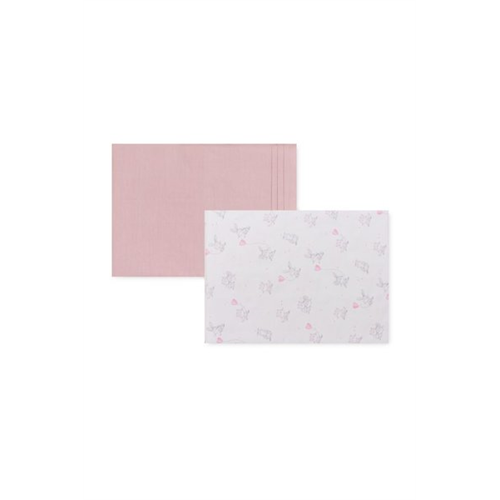 Mothercare Pink My First Flat And Fitted Bed Sheet