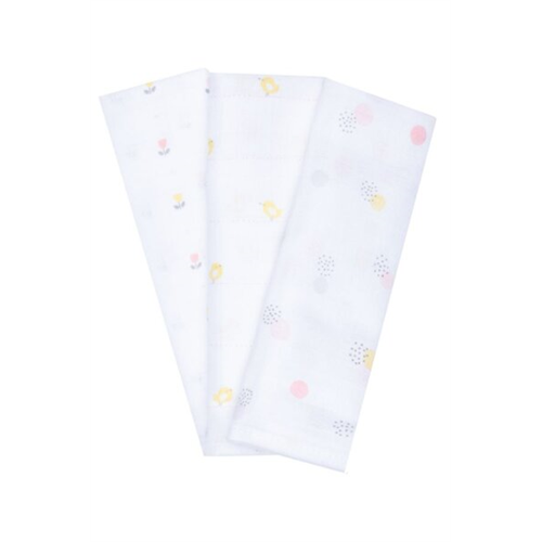 Mothercare Printed Welcome Home Muslins - 3 Pack