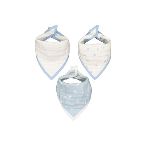 Mothercare Star Muslin Dribbler 3 Pack