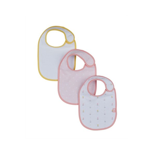 Mothercare Tulip Newborn Bibs - 3 Pack