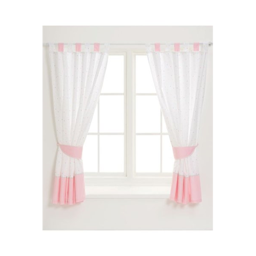Mothercare Pink & White Confetti Party Curtains
