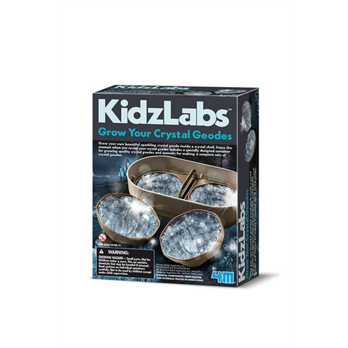 4M KidzLabs Grow Your Crystal Geodes Kit