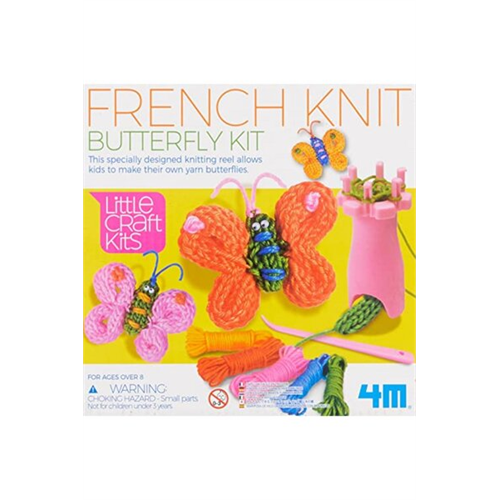 4M Little Craft / French Knit Butterfly Kit