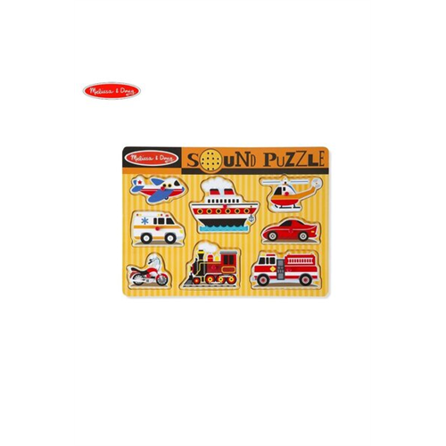 Melissa & Doug Vehicles Sound Puzzle Set