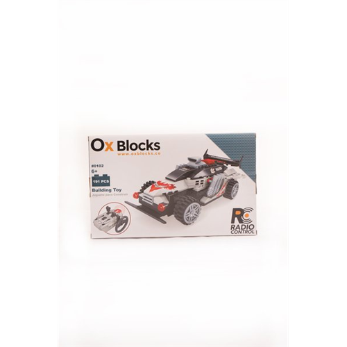 Toy Store Ox Blocks 191 Pieces Remote Control Racer