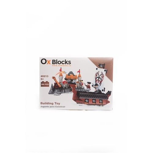Toy Store Ox Blocks 262 Pieces Pirate Playset