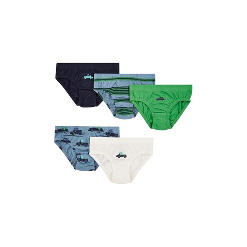 Mothercare Boys Crocodile Printed Briefs 5 Pack