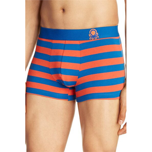 United Colors of Benetton Striped Men's Logo Printed Trunk
