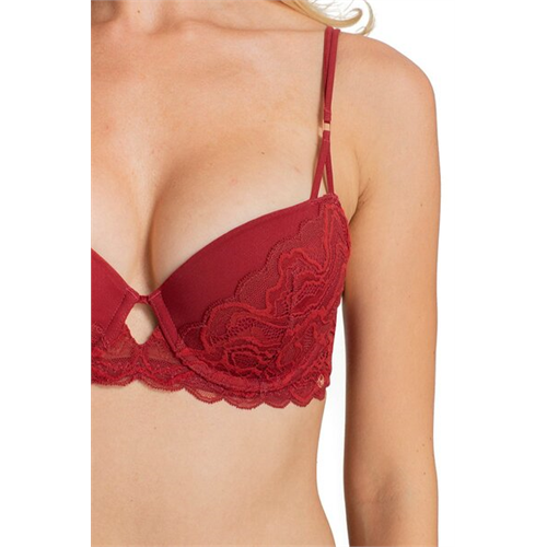 Dorina Mica Red Color Demi Bra