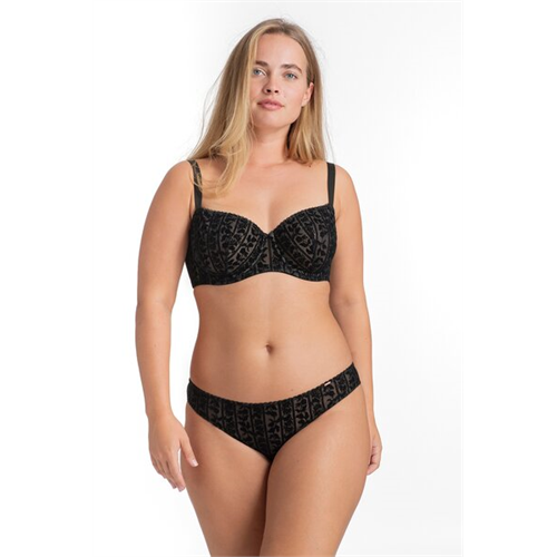 Dorina Vine Black Color Balcony Bra