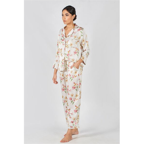Mais White Printed Aus Sw 01-Skye Pajama Sets