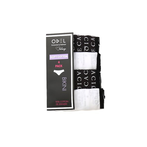 Odel Assorted Colors Bikini Panties - Pack Of 4