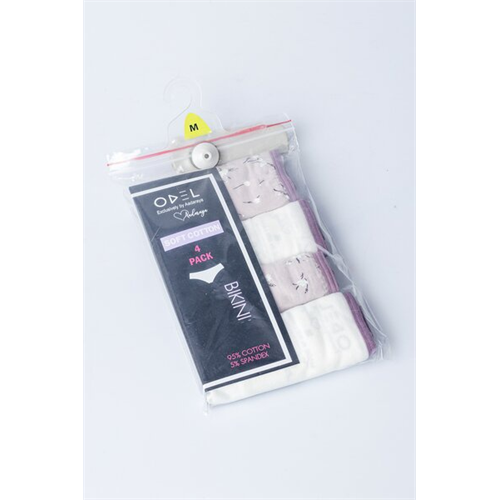Odel Bikini Panties Assorted Colours Pack of 4