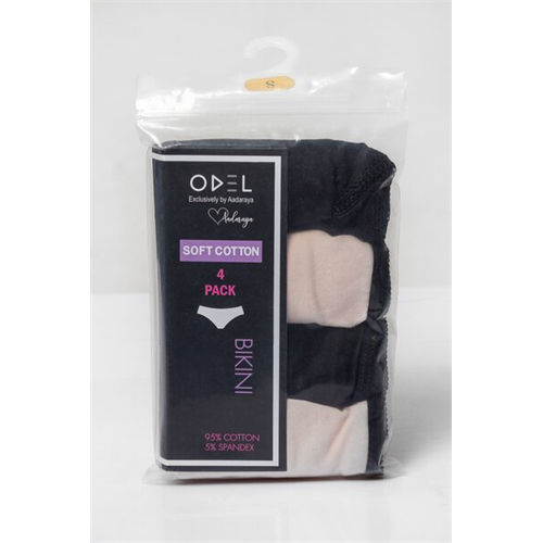 Odel Cotton Bikini 04 Pcs Panty Pack